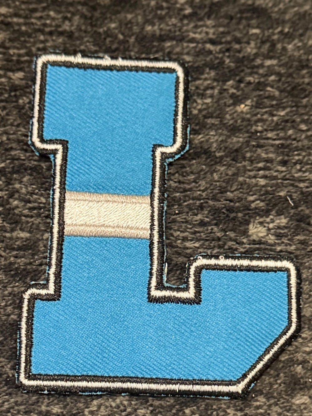 Detroit Logo Football Jersey Parody Embroidered Iron On Patch
